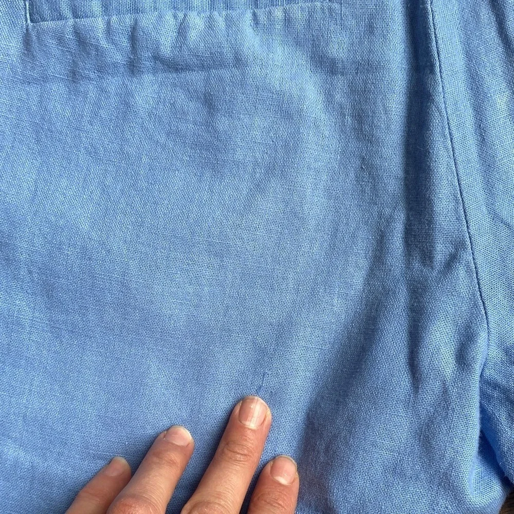 J. Crew Azure Scallop Shorts